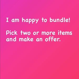 Bundle offers accepted. Why not pay once for shipping!